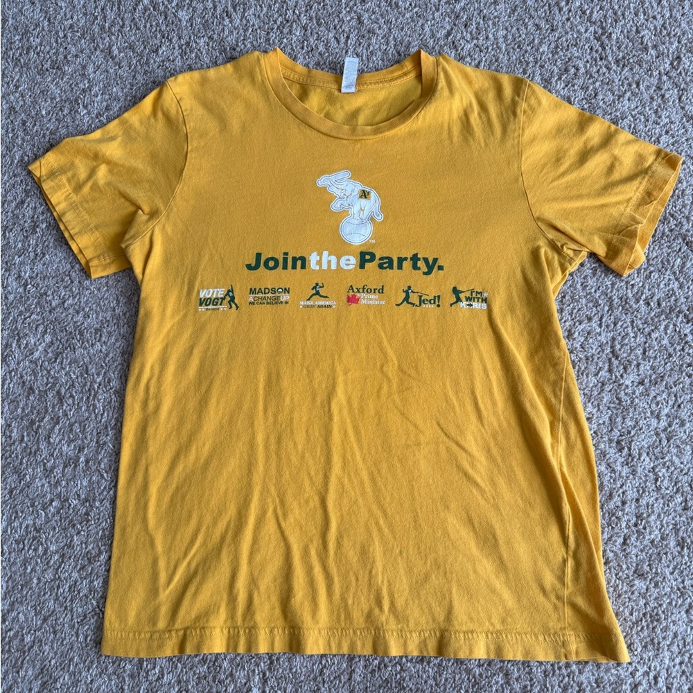 2016 Join the Party Yellow Oakland A’s Tee
